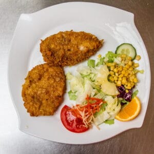 Kipschnitzel schotel